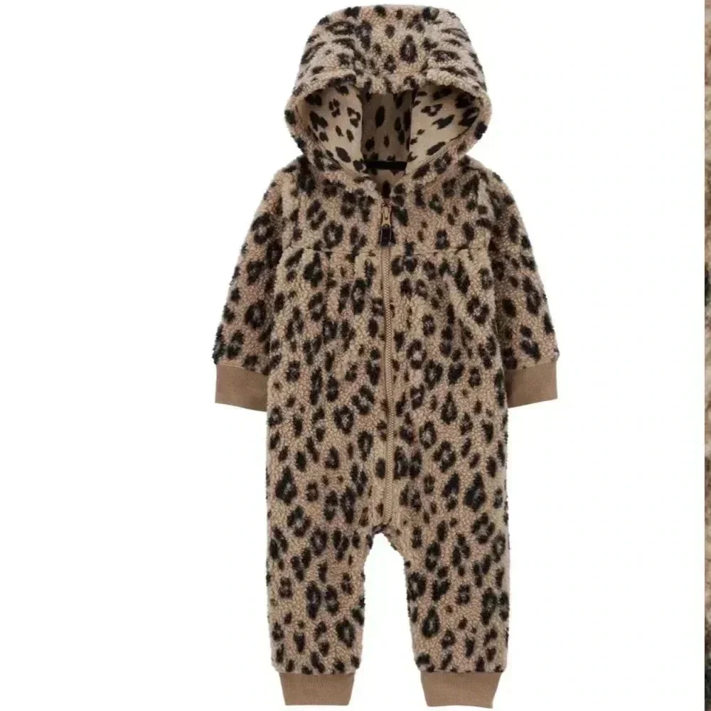 Carter’s Baby Leopard Sherpa Jumpsuit